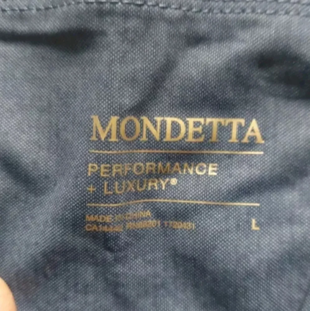 Mondetta Ladies High Waist Side Pocket‎ Active Tight Pant Leggings  Sea Combo  L